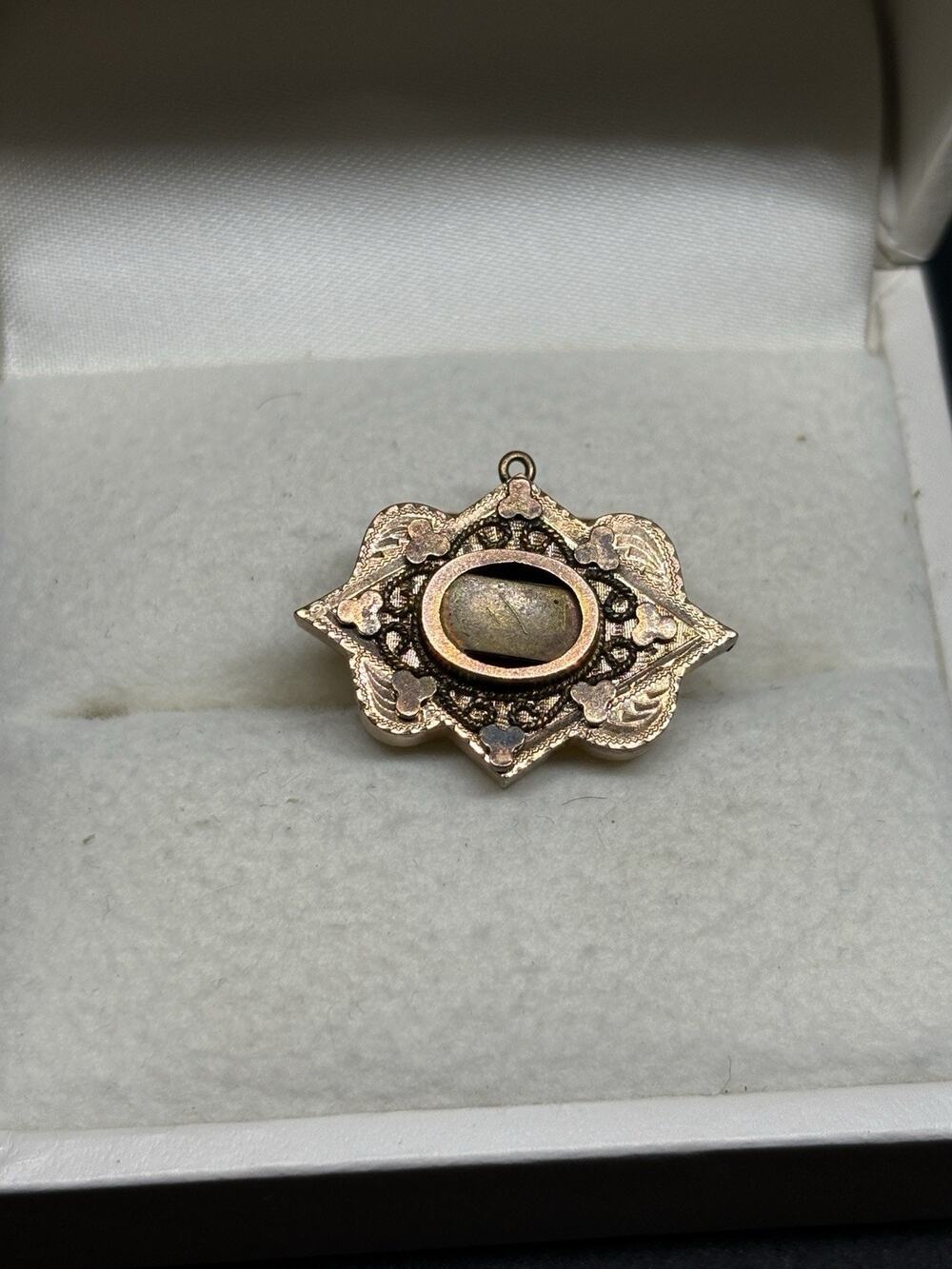 Antique Victorian Engraved “Alice” Gold Filled Locket Pendant For Necklace